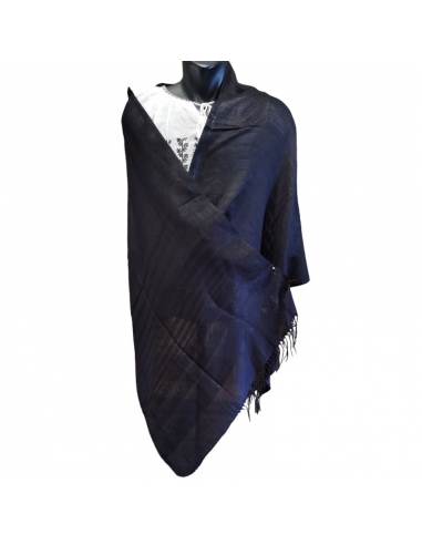 Esarfa neagra cu franjuri3