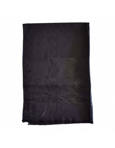 Esarfa neagra cu franjuri4