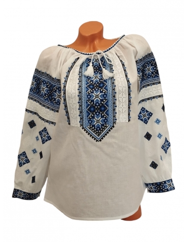 ie traditionala romaneasca pentru femei cu maneca lunga disponibila in stoc in marimi de la s la 3xl