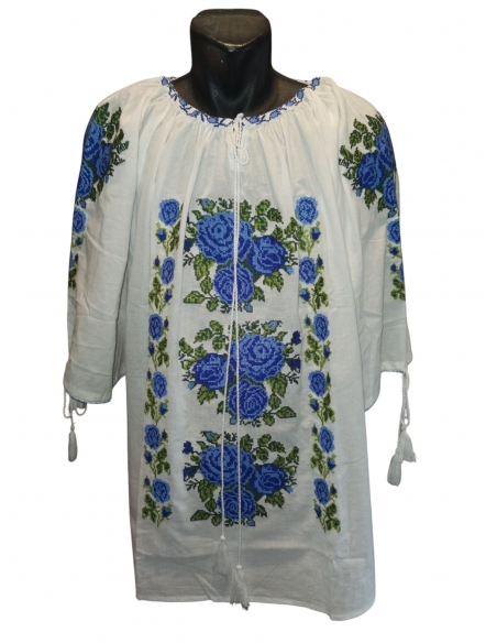 Ie tradițională mărime mare 7XL 8XL 9XL broderie autentică din bumbac