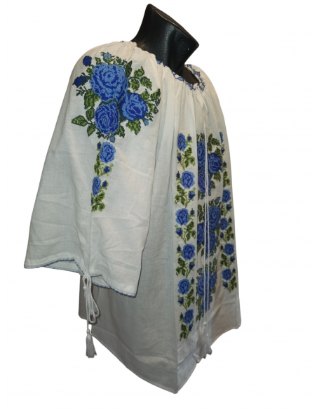 Ie tradițională mărime mare 7XL 8XL 9XL broderie autentică din bumbac
