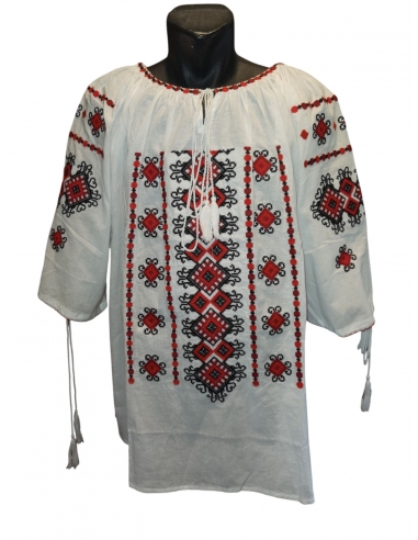 Ie tradițională mărime mare 7XL 8XL 9XL broderie autentică din bumbac