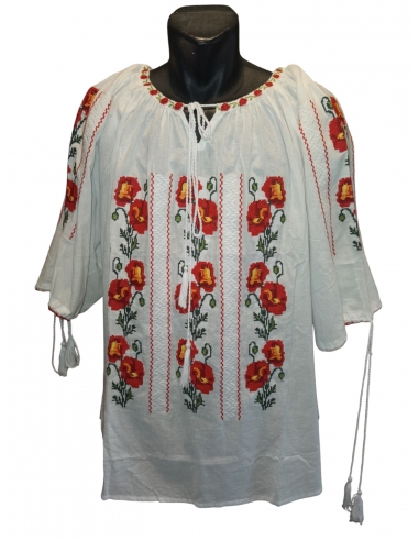 Ie tradițională mărime mare 7XL 8XL 9XL broderie autentică din bumbac