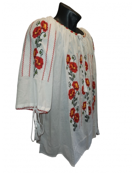 Ie tradițională mărime mare 7XL 8XL 9XL broderie autentică din bumbac