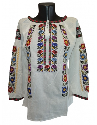 Ie traditionala romaneasca maneca lunga disponibila om marimi de la s la 3xl