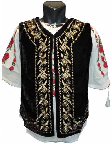 Vesta traditionala din catifea-model...