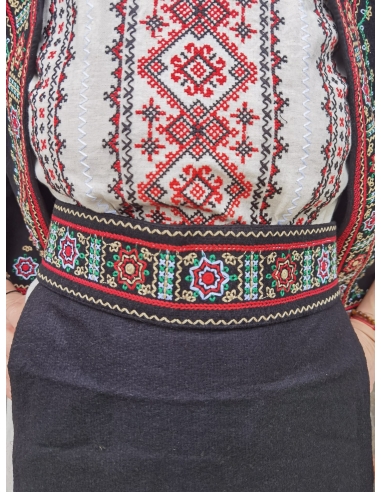 Set Traditional Dama, Vesta, Fote si Brau, disponibile in marimi variate de la s la 3xl