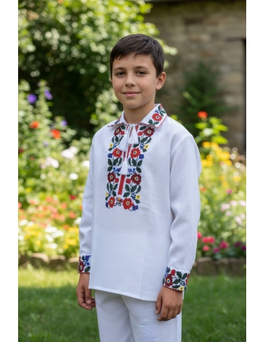 Costum traditional Romanesc baieti 0- 16 ANI