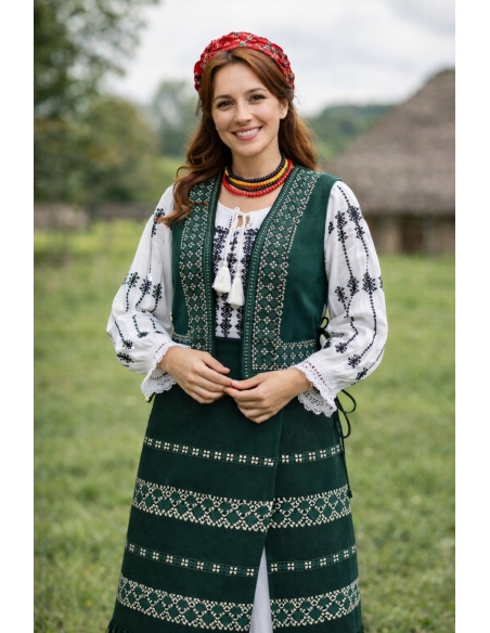 Set Traditional Dama Vesta cu Fote