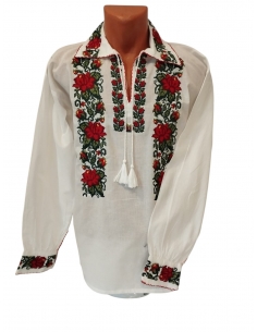 Camasa traditionala barbati din Muntenia cu broderie...