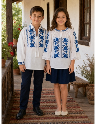 set-traditional-frate-sora-broderie-florala-albastra.jpg