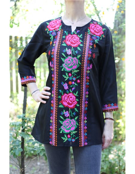 Bluza brodata Trandafira12