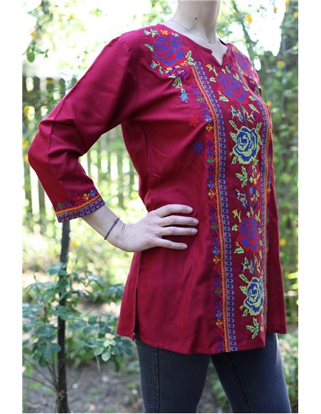 Bluza brodata Trandafira13