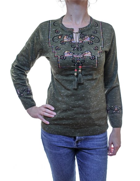 Pulover cu model traditional35