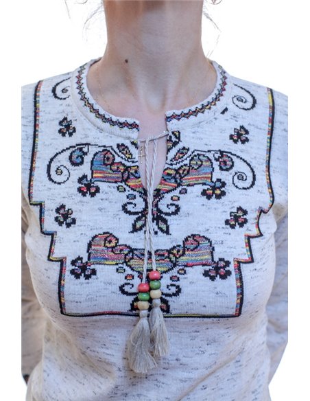 Pulover cu model traditional37