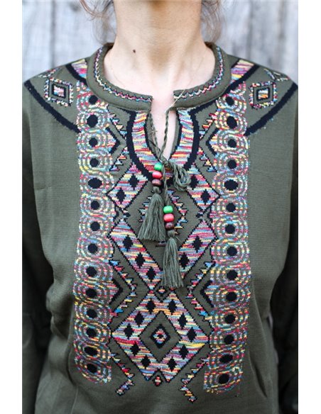 Pulover cu model traditional49