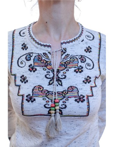 Pulover cu model traditional37