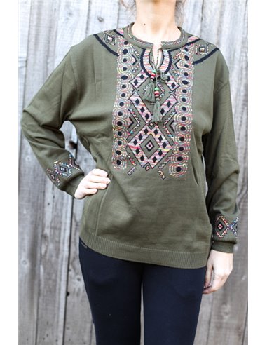 Pulover cu model traditional49