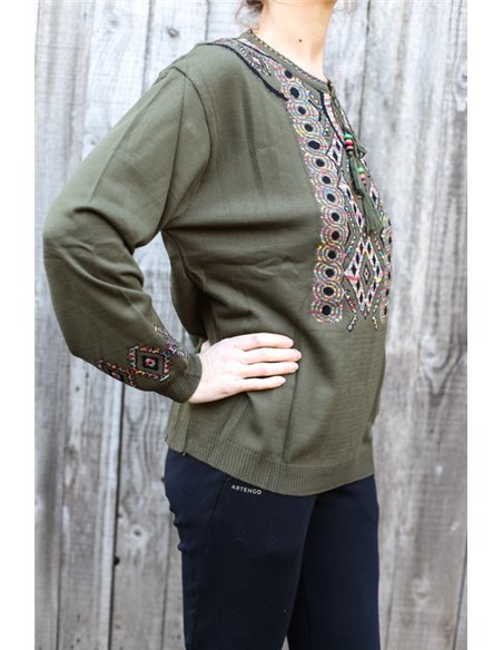 Pulover cu model traditional49
