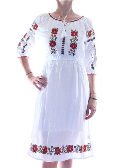 Rochie cu motive traditionale Catinca