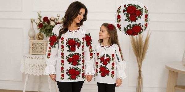 Portul cu poveste: Cum să creezi amintiri de neprețuit alături de fetița ta în ii tradiționale asortate