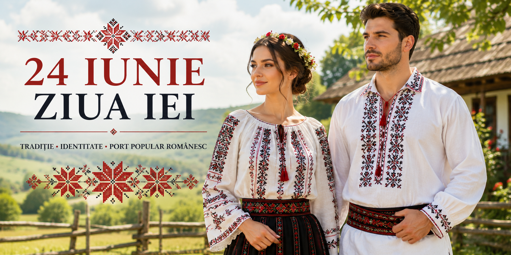 Ziua Iei 24 Iunie - Sarbatoarea Traditiilor Romanesti si a Portului Popular Autentic